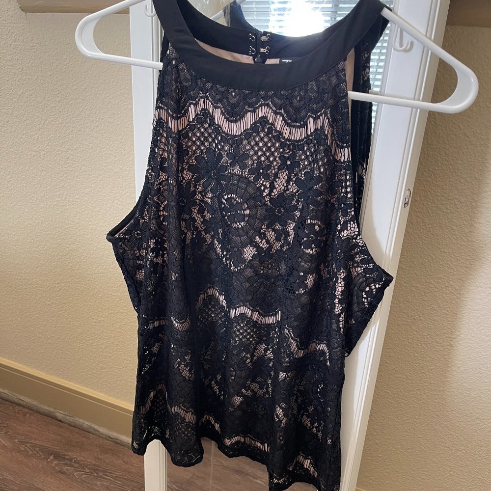 Black Lace Top